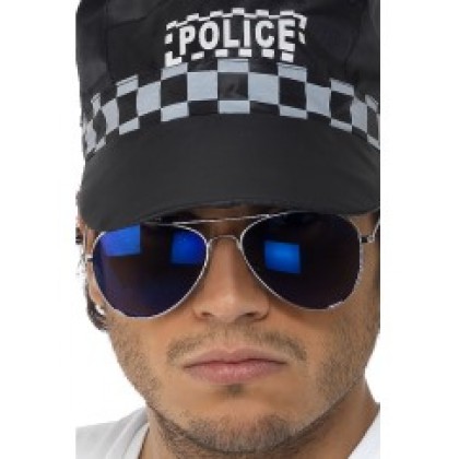Akiniai policininko mėlyni